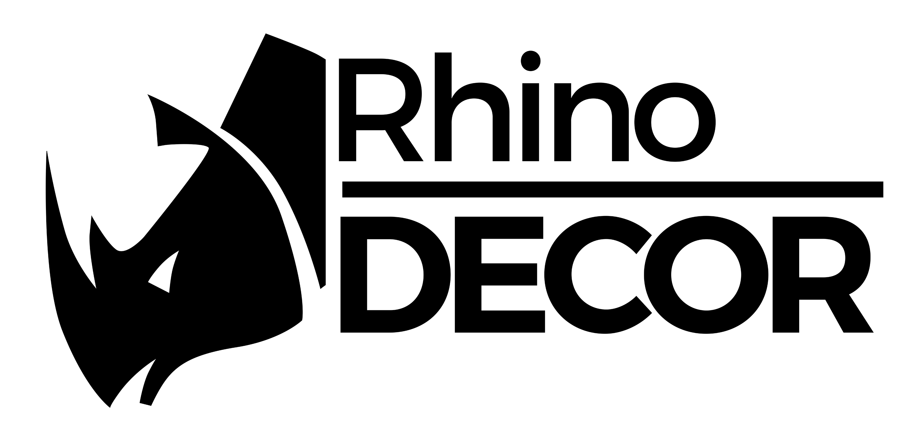 Rhino Decor Logo Black